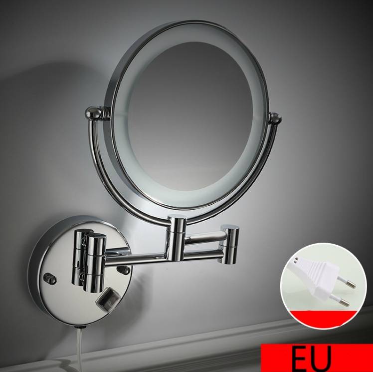 Folding hotel LED makeup mirror with light - photo 5 of 6
