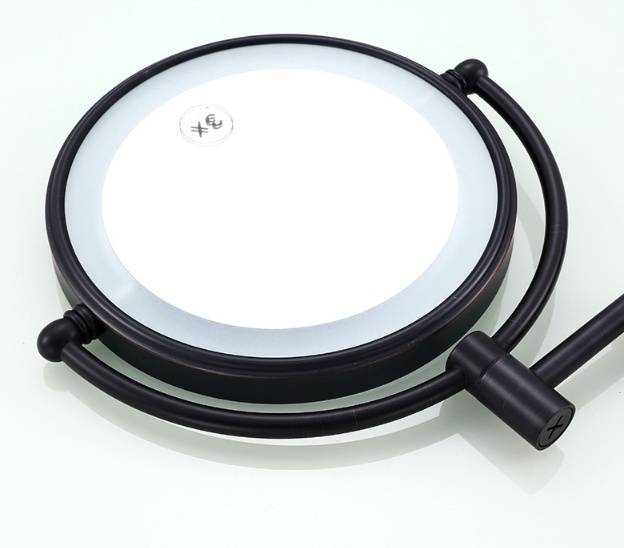 Folding hotel LED makeup mirror with light - photo 3 of 6