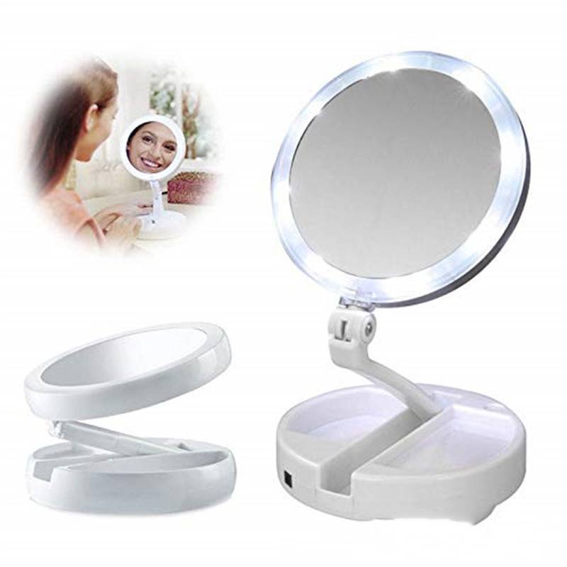 New Style Makeup Mirror LED Folding Storage Mirror - photo 1 of 6