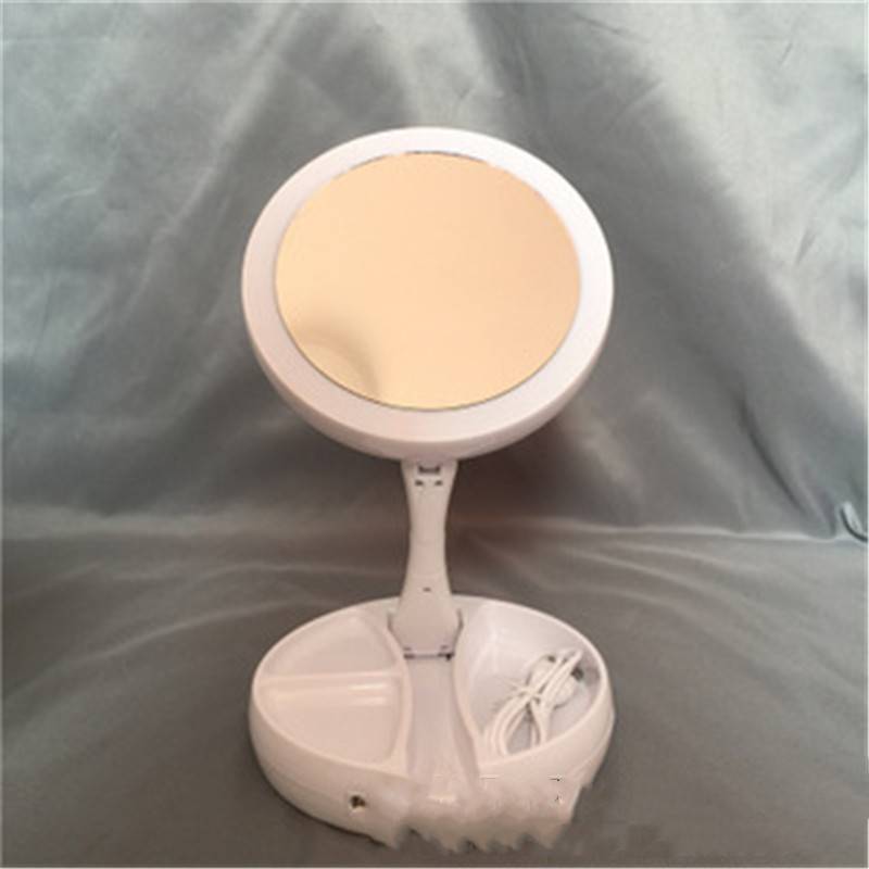 New Style Makeup Mirror LED Folding Storage Mirror - photo 5 of 6