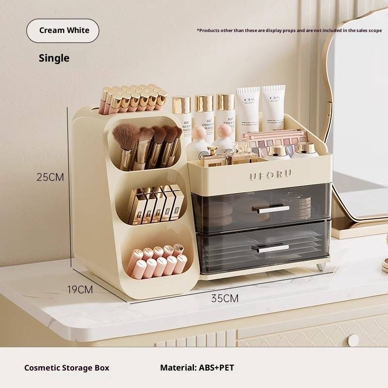 Desktop Cosmetic Storage Box Dust-proof Organizer - photo 6 of 7