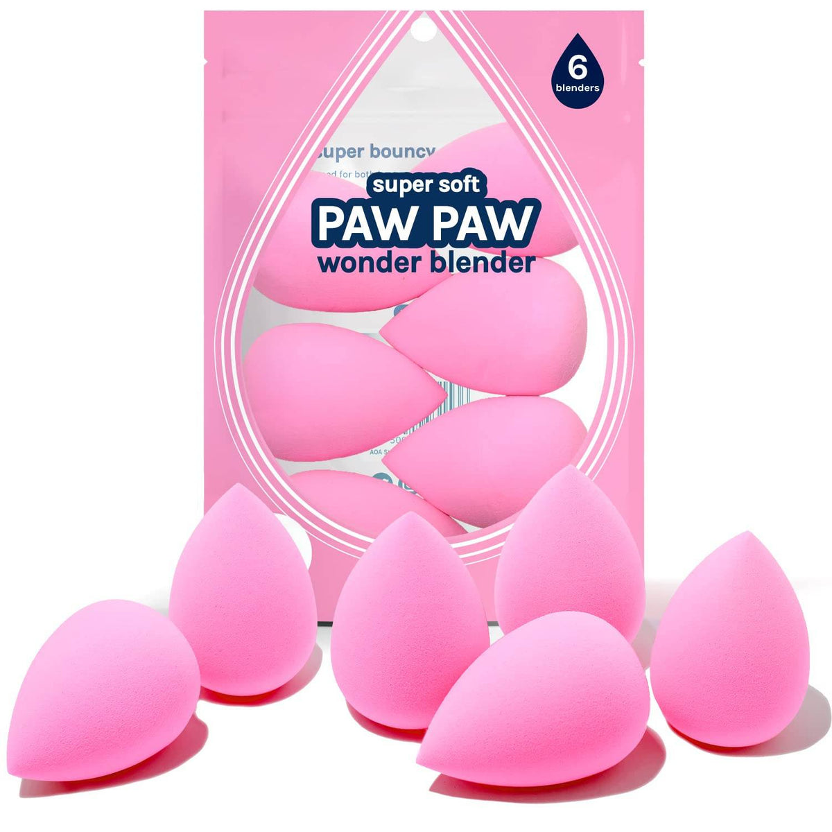 Water Droplet Shaped Ultra Soft Makeup Sponge Set - photo 2 of 5