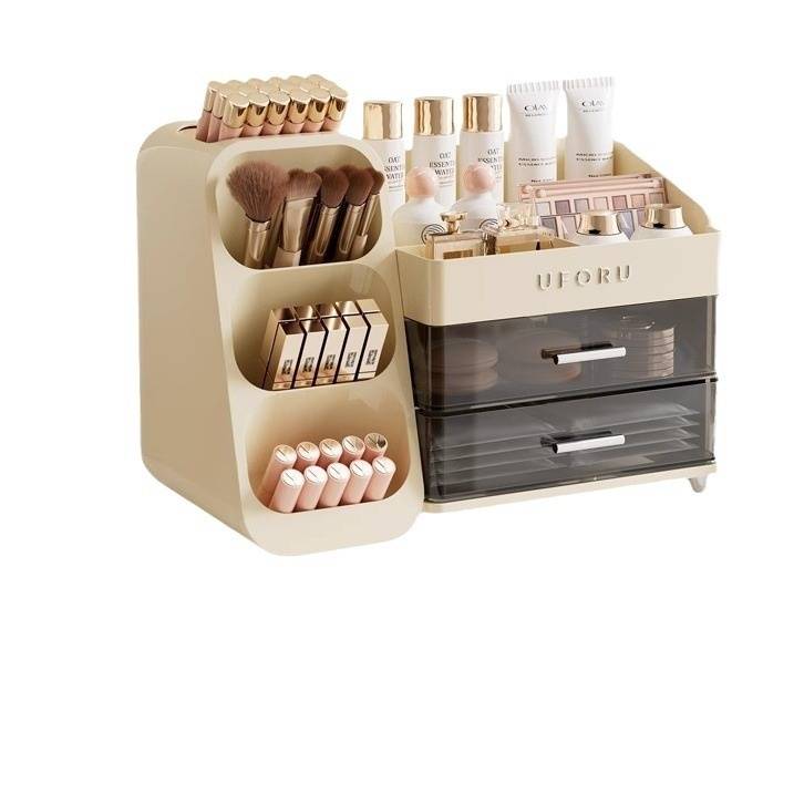 Desktop Cosmetic Storage Box Dust-proof Organizer - photo 5 of 7