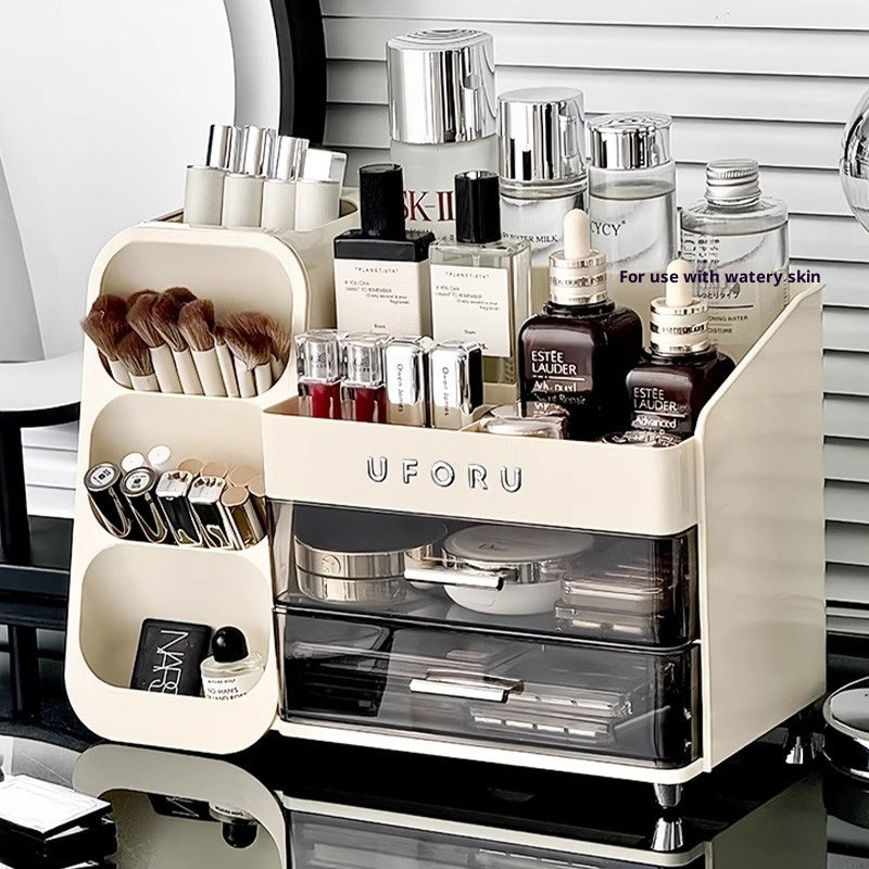 Desktop Cosmetic Storage Box Dust-proof Organizer - photo 1 of 7