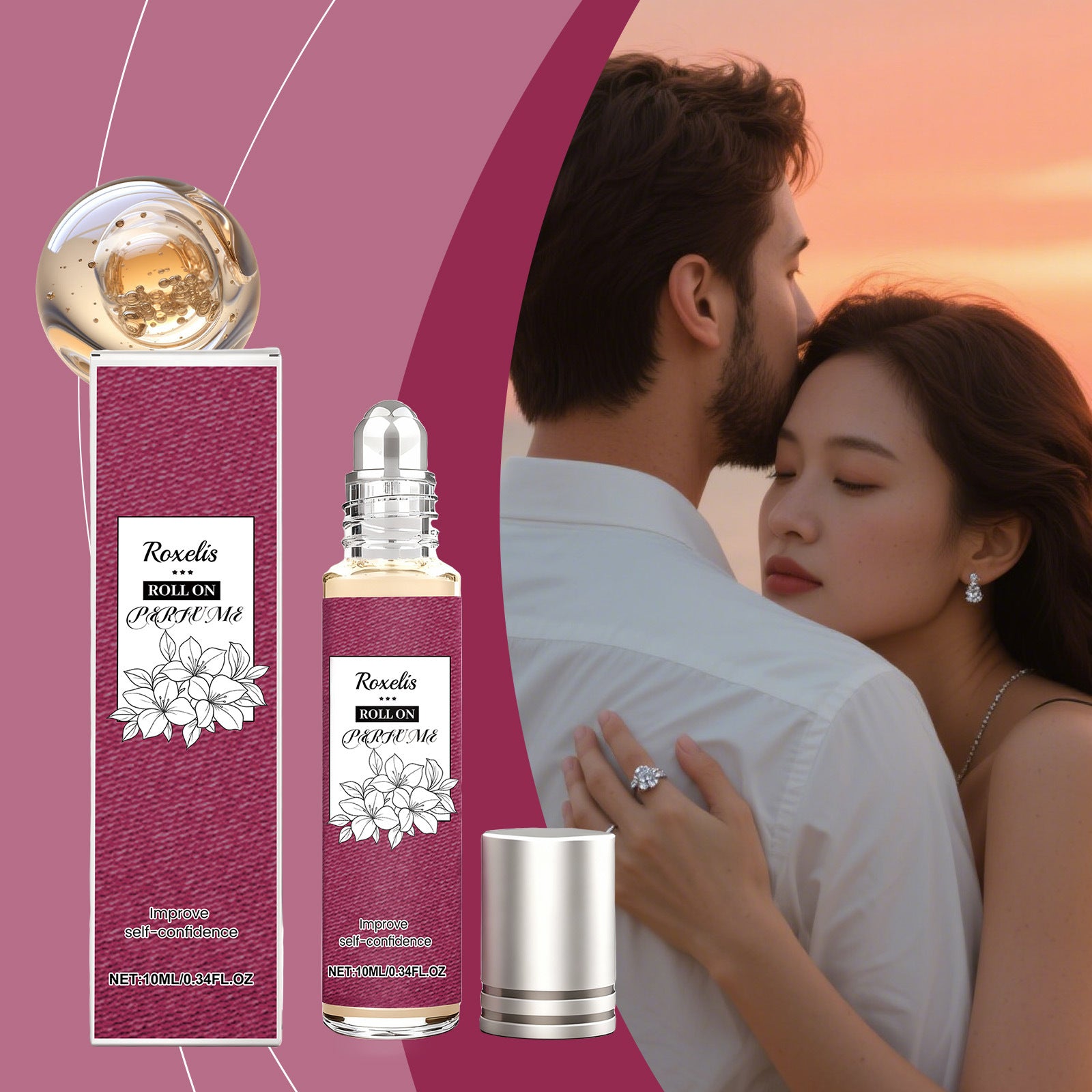 Roxelis Roll On Perfume | Portable Luxury Fragrance – LUMORA