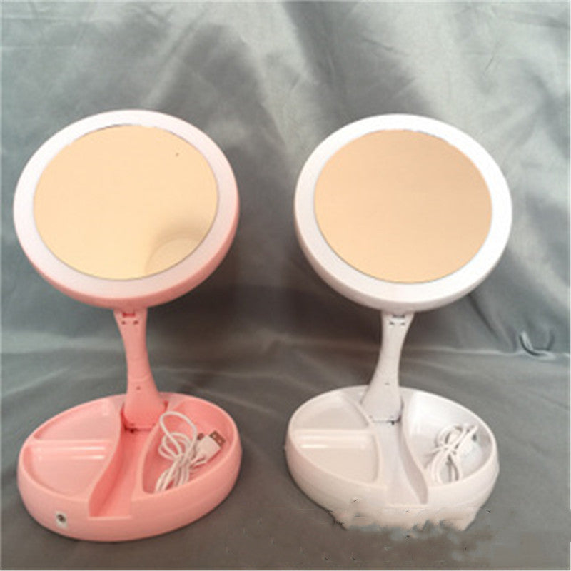 New Style Makeup Mirror LED Folding Storage Mirror - photo 2 of 6